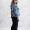 tg_d86894f8307bf262 Premium Denim Jacket with Artistic Print
