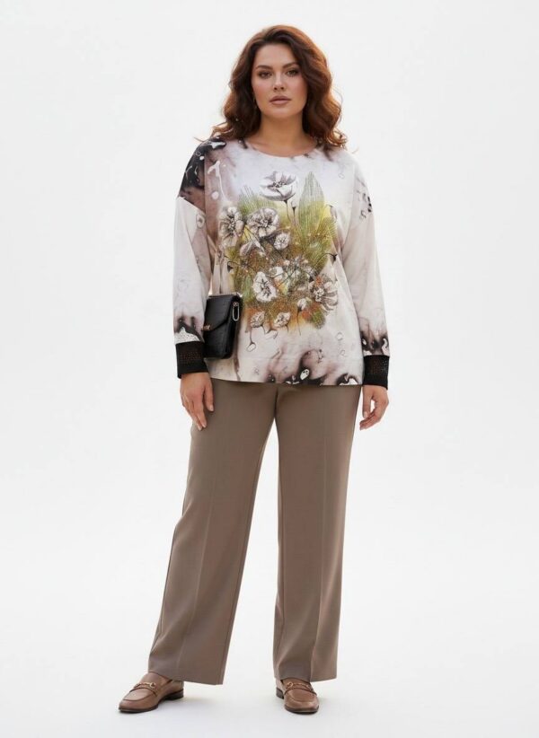 tg_e8152023f1e0183f Premium Floral Print Blouse - Wholesale Women's Apparel