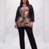 Premium Black Artistic Print Shirt - Wholesale