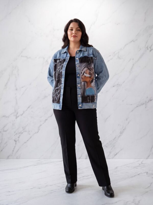tg_f2b3cf5addac0b56 Premium Denim Jacket with Graphic Print