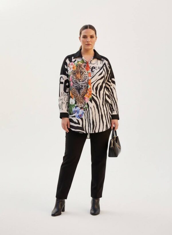 Premium Animal Print Statement Shirt