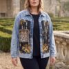 tg_75cdfcc41eed979c Premium Denim Jacket with Tiger Graphic Print