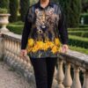 tg_2a00bb64081698d0 Premium Leopard Print Shirt with Floral Design