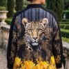 tg_d85b38a6cebc8ea8 Premium Leopard Print Shirt with Floral Design