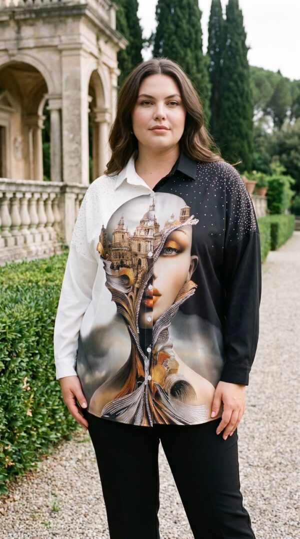 tg_d7c014df6cb266bb Premium Artistic Button-Up Shirt