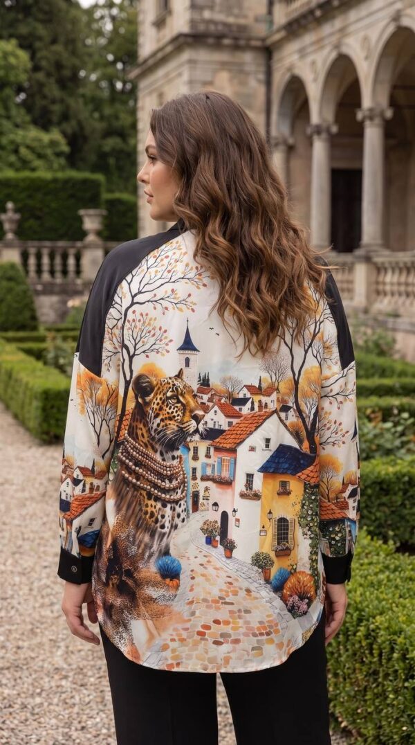 tg_3d2a8572491abdb4 Premium Autumn Village Artistic Button-Up Shirt