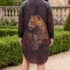 tg_3eda5a7b45cd261b Premium Animal Print Dress with Floral Embellishments