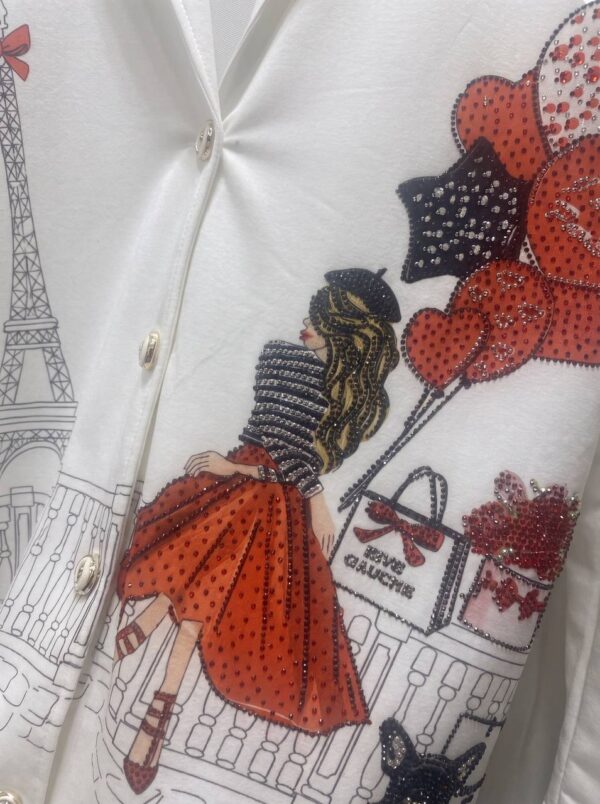tg_4bf407dcf313a1dc Premium White Eiffel Tower Graphic Jacket - Sizes 42-46