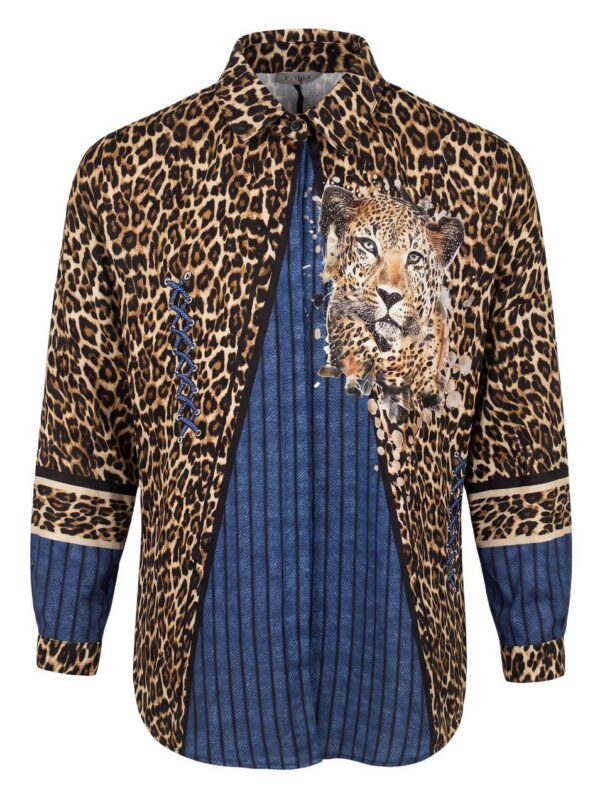 tg_5cdab8fd6914a38b Premium Leopard Print Shirt with Animal Graphic