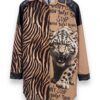tg_6360105fa219ff5b Premium Animal Print Shirt Dress with Motivational Graphics