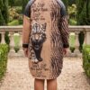 tg_8fd4ee43a0ecad8b Premium Animal Print Shirt Dress with Motivational Graphics