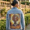 tg_b84a5ef3d937806b Premium Denim Jacket with Artistic Portrait Print