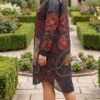 tg_c77cc7e91705e1b3 Premium Leopard Floral Shirt Dress