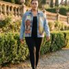 tg_d07b5f258d05ffe3 Premium Denim Jacket with Artistic Portrait Print