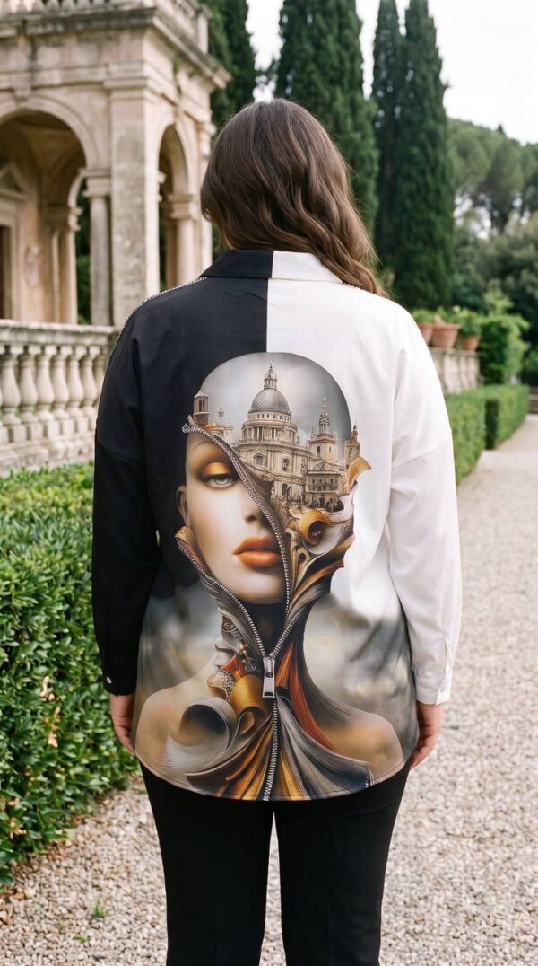 tg_e493d4b86186cffa Premium Artistic Button-Up Shirt