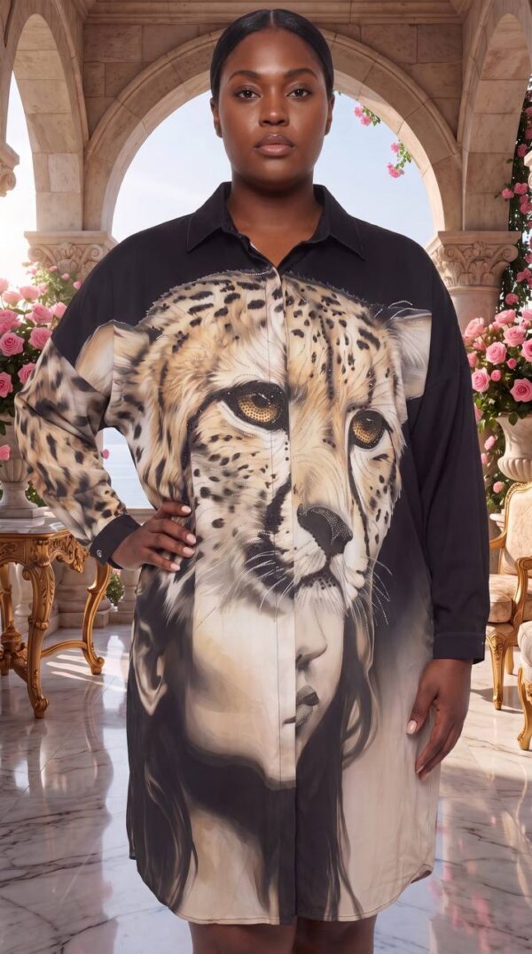 tg_c8ff09504502bcb4 Premium Animal Print Shirt Dress