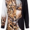 tg_335e135c6c6bb542 Premium Leopard Print Shirt with Floral Design