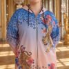 Designer Zip-Front Hoodie Coat with Tiger & Floral Print