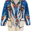 Premium Printed Coat with Abstract Pattern