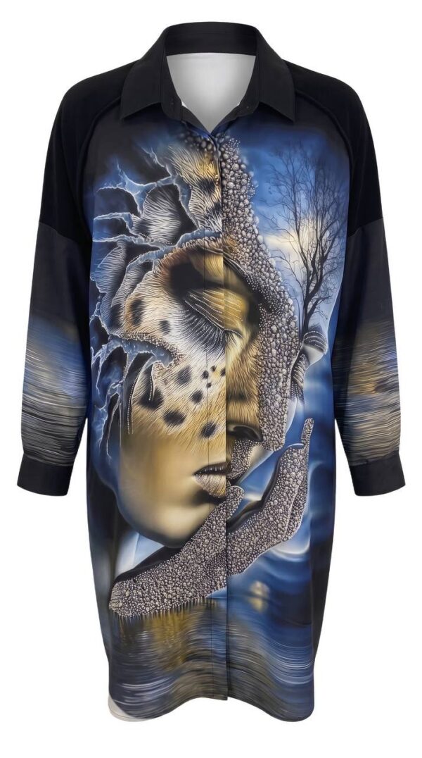 tg_71f53fefe0301acb Premium Artistic Print Dress