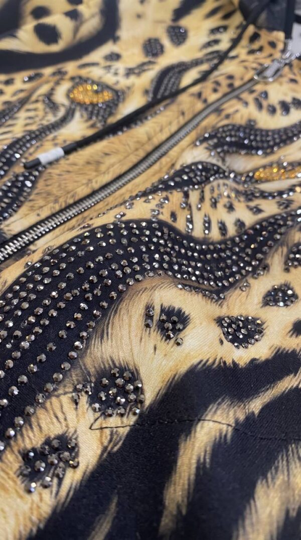 Premium Animal Print Hooded Coat