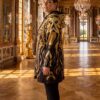 Premium Animal Print Hooded Coat